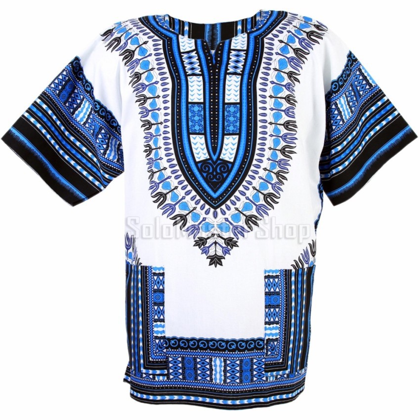 Dashiki African Shirt Cotton Hiphop Unisex เสื้อจังโก้ เสื้อโบฮีเมียน ad15s