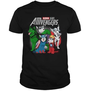 ถูกสุดๆเสื้อยืด ลาย Alaskan Malamute Amvengers (1)รหัสเต็ม