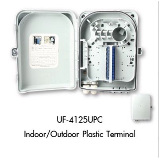 Link UF-4125A-UPC Indoor/ Outdoor 12 SC/UPC F.O Plastic Terminal Box (w/12 adapter &amp; pigtail ) [H330x W225 x D90 mm