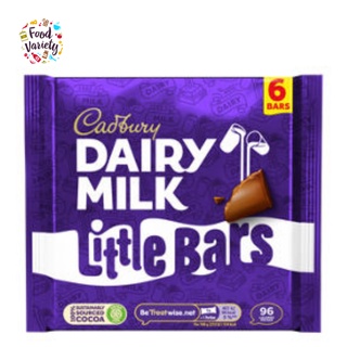 Cadbury Dairy Milk Little Bars 6x18g แคดเบอรี่ แดรี่ มิลค์ ลิตเติ้ลบาร์ 6x18g