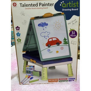 ของเล่นเด็ก กระดานวาดเขียน Talented Painter กระดานไวท์บอร์ด กระดาน2in1 ของเล่นเสริมพัฒนาการเด็ก