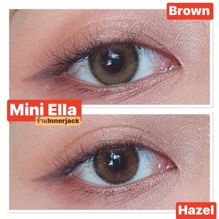 🎁Mini Ella Brown/Hazel🎁สายตาปกติถึง-3.00,-4.50(kitty kawaii)