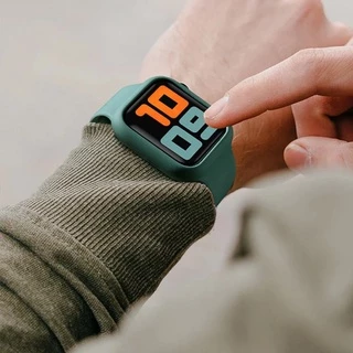 เคสกระจก 3 แพ็ค และสายนาฬิกาข้อมือไนล่อน ซิลิโคน สําหรับ Smart Watch Band 49/45/41/38/42 มม. 44 มม. 40 มม. Iwatch Series ultra 11 10 9 8 7 6 SE 5 4 3 2 1