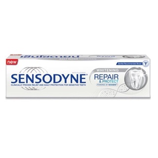 🔥ลดตาแตก🤩!! SENSODYNE  เซ็นโซดายน์ ยาสีฟันรีแพร์แอนด์โพเท็ค ไวท์เทนนิ่ง 100 กรัม 🚚พร้อมส่ง!! 💨