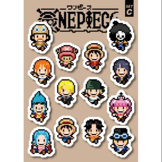 แม่เหล็กชุด. ONE PIECE PIXEL MAGNET วันพีช DICUT C