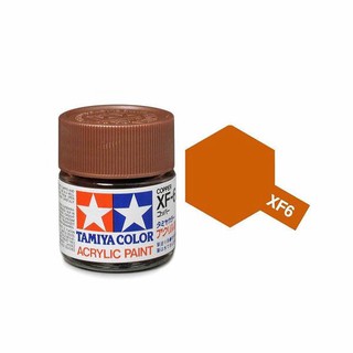 สีทามิย่าสูตรน้ำ Tamiya Acrylic XF6 Copper 10ml