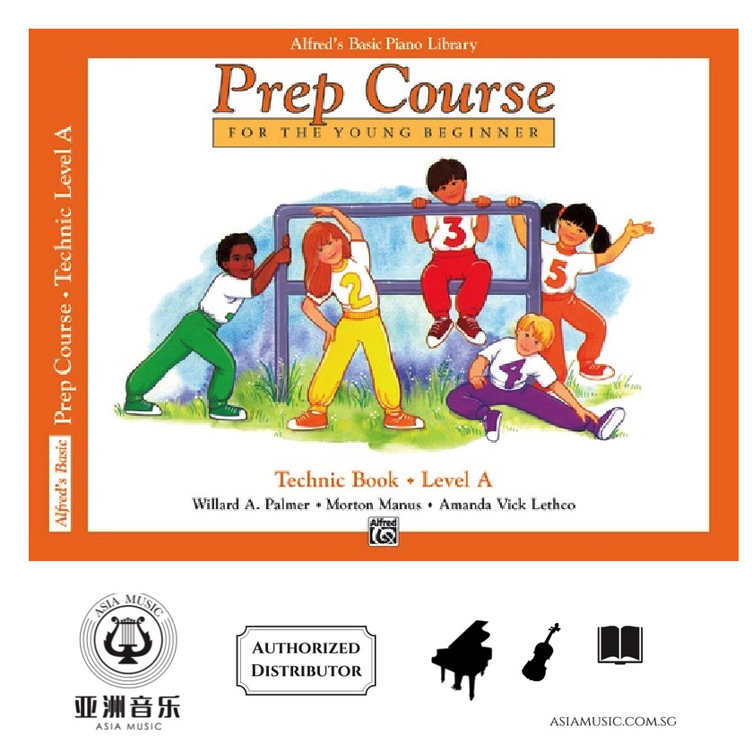 AUTHORZED DISTRIBUTOR - ALFRED MUSIC - ALFRED BASIC PIANO PREP COURSE: TECHNIC BOOK A