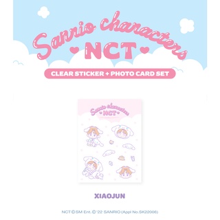 [NCT X SANRIO Collaboration] - Clear Sticker + Photo Card SET - XIAOJUN