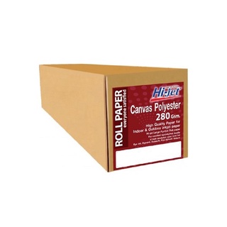 Hi-jet ผ้าใบ Canvas Polyester Inkjet 280 แกรม ไซส์ม้วน