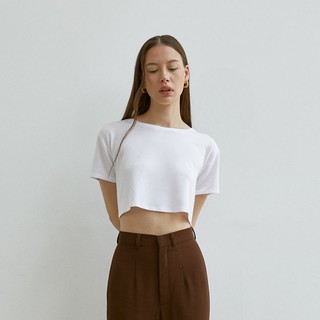 maison KEEPS Cropped Soft Tee Basic Tank Free Size เสื้อยืด ทรงครอป ขนาดฟรีไซส์