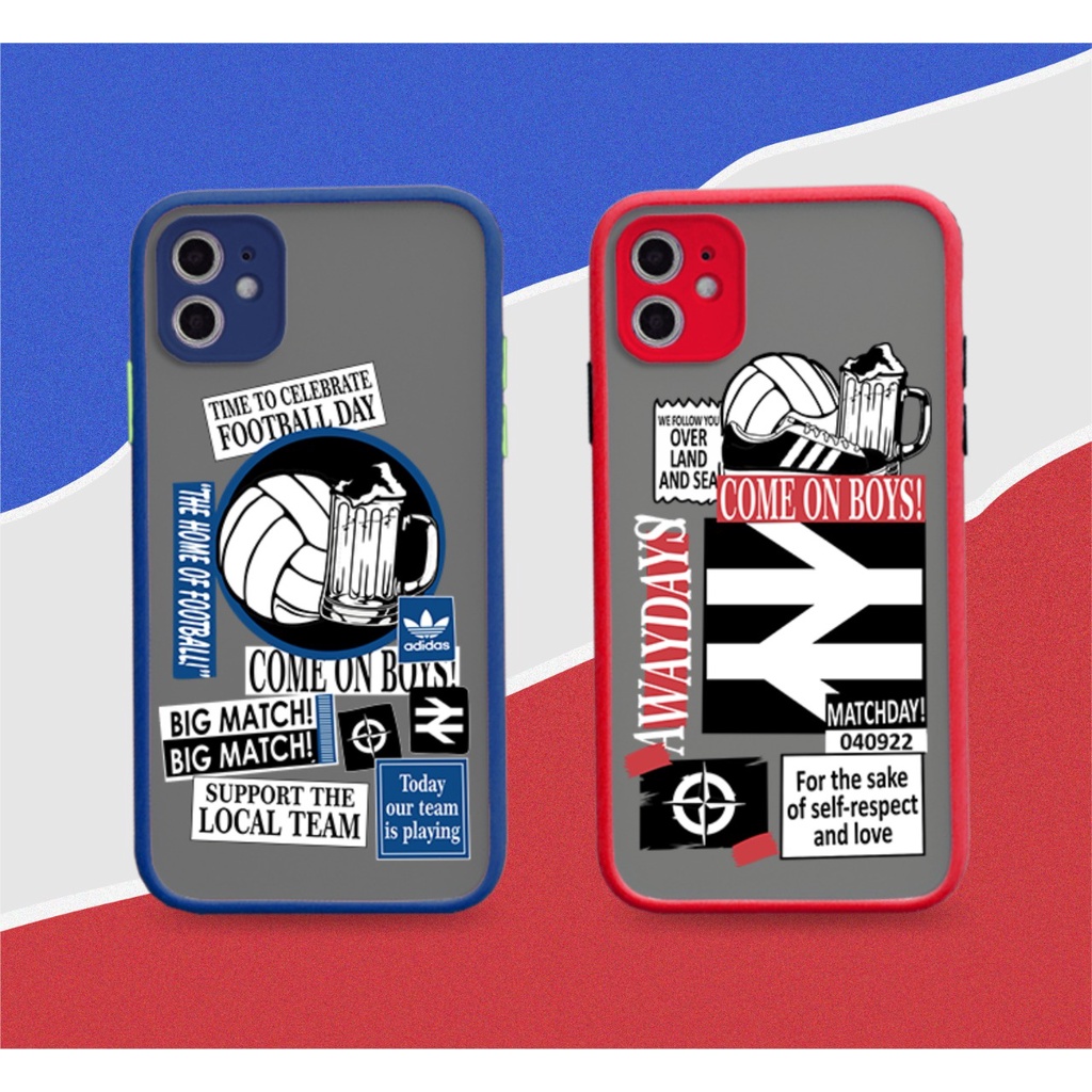 แฟนฟุตบอลวัฒนธรรม HYBRID PRINTING กรณี mi 11 lite redmi 4a 4x 5a 6a 7a 8 8a pro 9 9a 9c note 10 4g 5