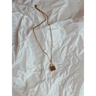 Mini love locker necklace