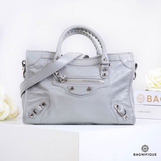 BALENCIAGA SMALL CITY CLASSIC GREY SHW