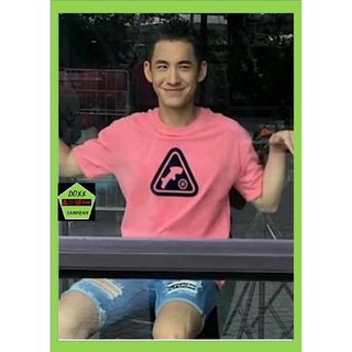 rudedog เสื้อคอกลม  ชาย หญิง  รุ่น กัปตัน สีชมพู