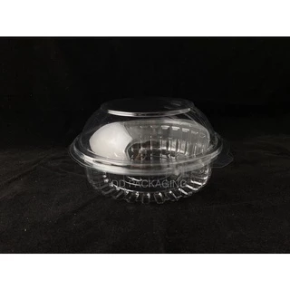 DD กล่องพลาสติกเบอร์R4 กล่องขนม กล่องใสเบเกอรี่ ยกลัง(600ชิ้น)
