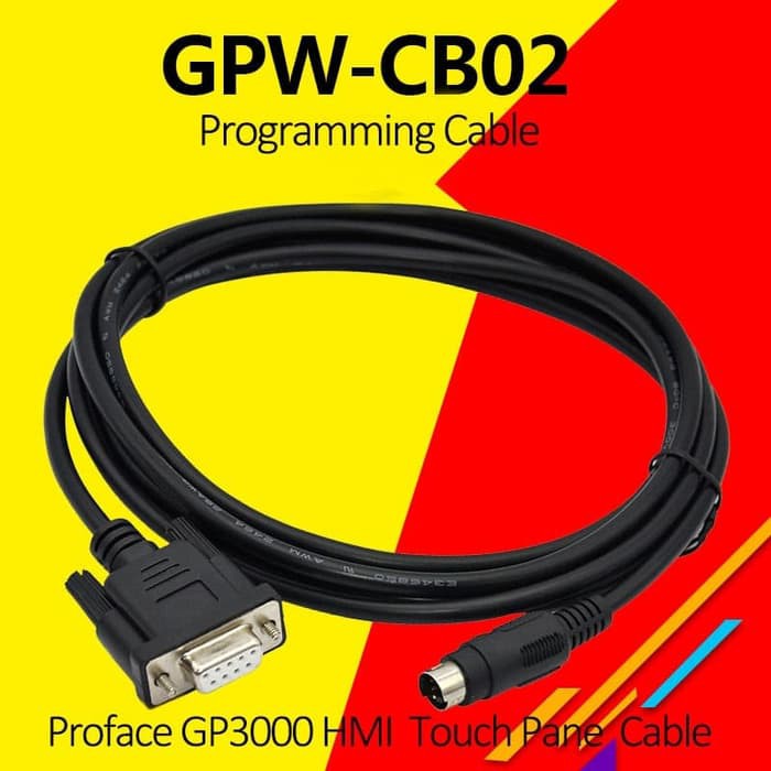 Gpw-cb02 สายการเขียนโปรแกรมหน้าจอสัมผัส Proface GP3000 HMI