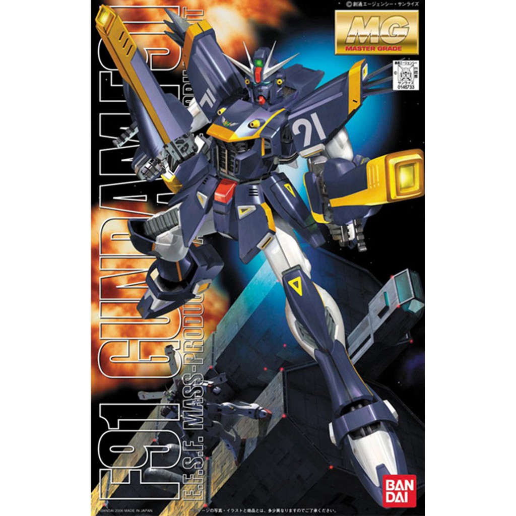 MG 1/100 Gundam F91 (Harrison's Custom) (แก่โมเดล)