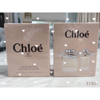 (โบว์ครีม) Chloe Eau de Parfum for women 75 ml +20ml กล่องซีล