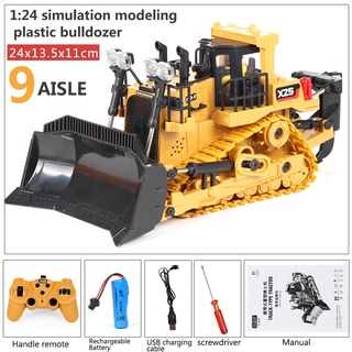 【COD】รถก่อสร้าง รถเกรดดิน RC Excavator รถตักดิน รถตักดินบังคับ รถเกลี่ยดิน รถเกรดดิน รถบังคับ รถของเล่น รถก่อสร้างเด็ก