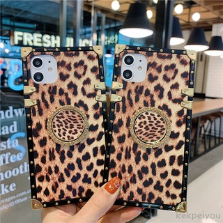 Fashion Leopard Print Soft Fashion Phone Case For Samsung Galaxy S22 S21 Ultra S20 FE S10 S9 S8 Plus S10e Note20 Pro Note10 Lite Note9 Note8 Note 20 10 9 8 with Ring Bracket Cover