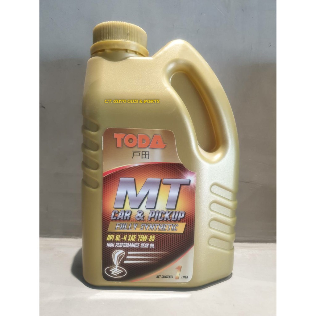 น้ำมันเกียร์สังเคราะห์แท้ 100%TODA MT 75W -85 GL- 4  ขนาด 1L. (สำหรับ Nisaan,Mitsubishi,Toyota โดยเฉ