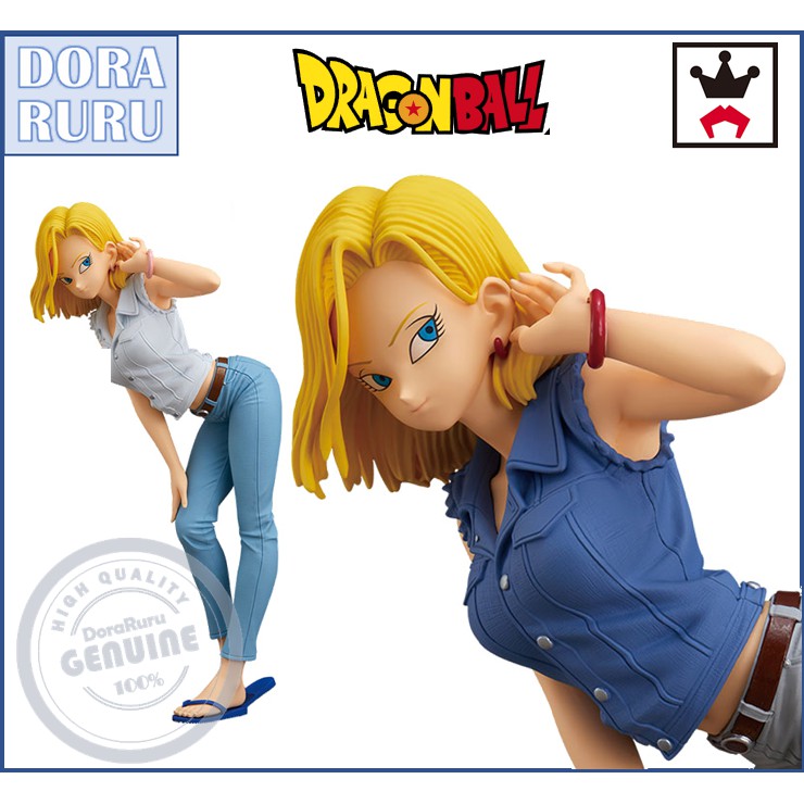 Banpresto Figure Dragon Ball Glitter and Glamours Android 18 โมเดล ฟิกเกอร์ ดราก้อนบอล หมายเลข