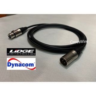 สาย XLR สายไมค์ สายสัญญาณเสียง Balance XLR (หัวLidge / สายDynacom )