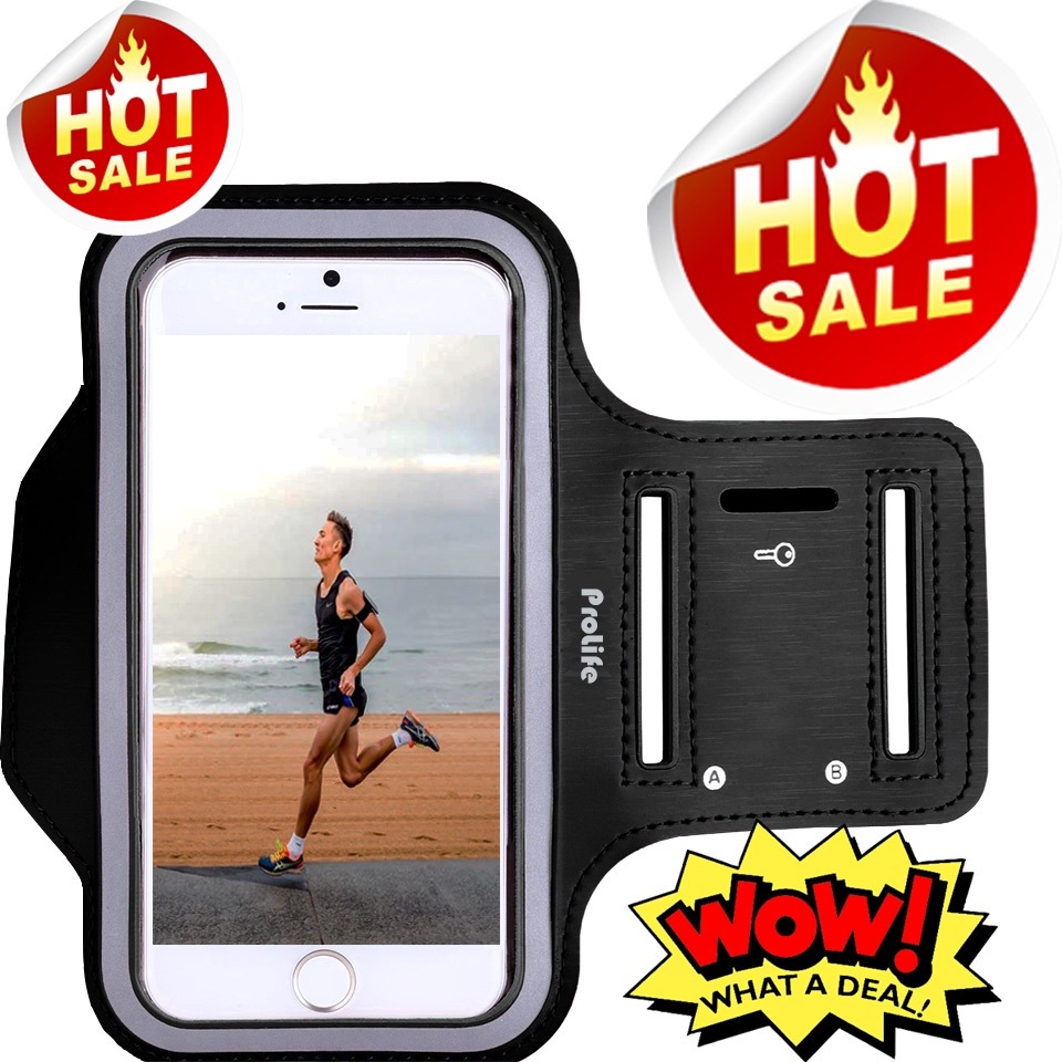 ProLife Sport Armband สายรัดแขนใส่โทรศัพท์ กระเป๋าวิ่ง ซองใส่โทรศัพท์ กระเป๋าใส่โทรศัพท์ ออกกำลังกาย