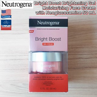 Neutrogena® Bright Boost™ Brightening Gel Moisturizing Face Cream with Neoglucosamine® 50 mL นูโทรจีนา เจลครีม