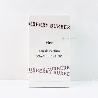 ส่งฟรีไม่ต้องใช้โค้ด Burberry Her EDP 50ml กล่องซีล  น้ำหอมสำหรับผู้หญิงกลิ่นใหม่