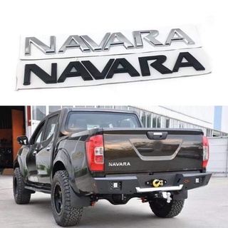 โลโก้ NAVARA ตัวอักษรแยก ความสูงตัวอักษรขนาด 3.3cm