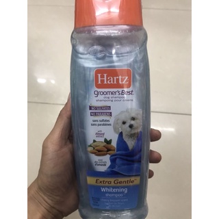 Hartz Whitening 532 ml แชมพูสำหรับสุนัขขนสีขาว กลิ่นซากุระ