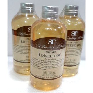 ST REFINED LINSEED OIL น้ำมันลินซีด 250 ml.