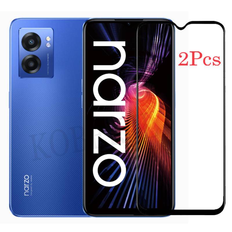 Realme Narzo 50 กระจกนิรภัยคุณภาพสูงRealme Narzo 50 Pro Narzo50 5Gป้องกันหน้าจอฟิล์มกระจกคลุมทั้งหมด