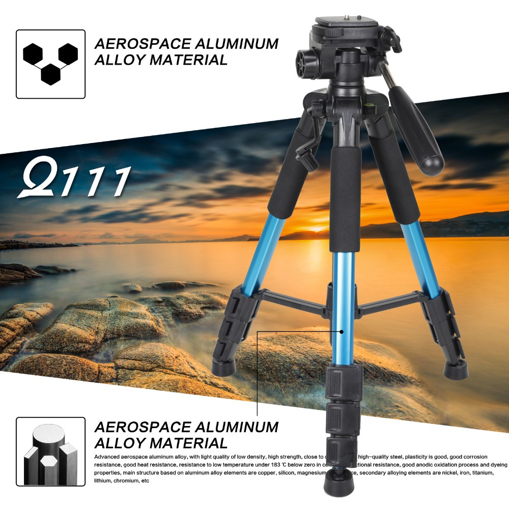 ZOMEI Q111 - กล้อง TRIPOD ไฟส่องสว่าง