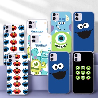 เคส TPU นิ่ม ลาย mike wazowski monster 216C สําหรับ iPhone SE 2020 12 Mini 13 Pro Max