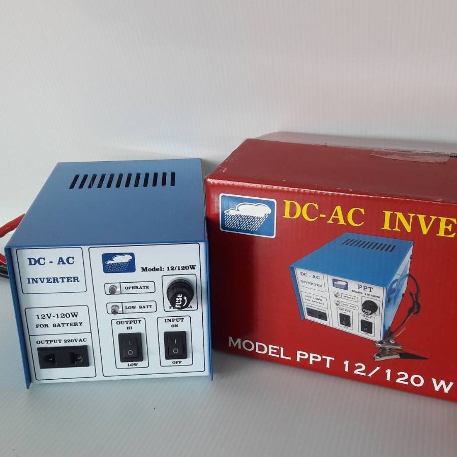 DC-AC  INVERTER  model ppt 12/120 w เครื่องแปลงไฟ