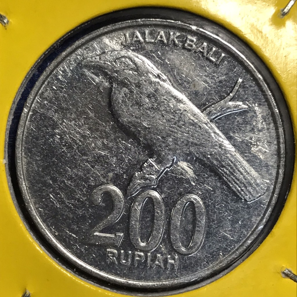 No.13882 ปี2003 อินโดนีเซีย 200 RUPIAH เหรียญสะสม เหรียญต่างประเทศ เหรียญเก่า หายาก ราคาถูก