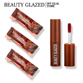 BEAUTY GLAZED ลิปสติกกันน้ำติดทนนาน  Matte Lip Clay เครื่องสำอางลิปทินท์เนื้อนุ่มน้ำหนักเบา