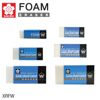 ยางลบ FOAM XRFW-300 จัมโบ้ SAKURA ลบสะอาด ไม่ทิ้งคราบ