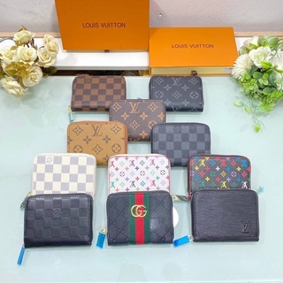 กระเป๋าตังค์ใบสั้น LV Louisvuitton กระเป๋าตังค์ ซิปรอบ Mini