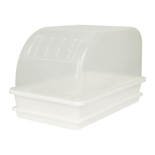 ชั้นคว่ำจานมีฝาครอบ G-WARE 267A พลาสติก ชั้นวางของในครัว DISH RACK WITH LID G-WARE 267A PLASTIC