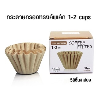 กระดาษกรองกาแฟ Koonan ทรงคัพเค้ก 1-2 ถ้วย By สุวภัทร SWP Shop