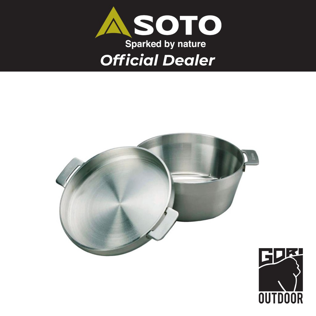 SOTO Stainless Steel Dutch Oven 12 in. (OD-SD12)