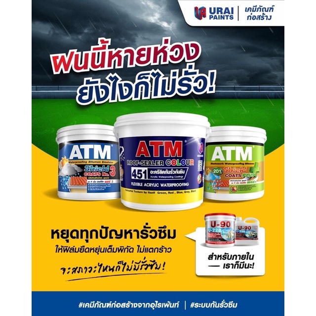 Shield coats no.3 กันรั่วซึม ยางมะตอย สูตรน้ำ ขนาด 1 กก. - รูปที่ 6