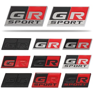 สติกเกอร์โลโก้โลหะ ลายโลโก้ TOYOTA GR GRSPORT สําหรับติดตกแต่งรถยนต์