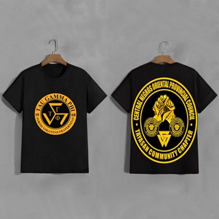 เสื้อแฟชั่นผญ sexy - TGP / ΤΓΦ Triskelion Frat เสื้อเชิ้ตออกแบบ Tau Gamma Phi เสื้อยืดเต็มระเหิดเสื