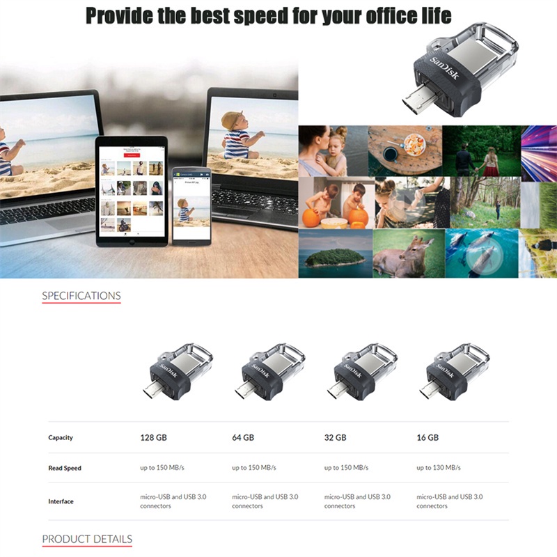 Local Flash Drive 16GB32GB64GB128GB USB Flash Drive USB3.0 U Disk OTG ...
