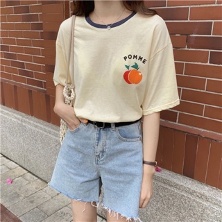 💥พร้อมส่ง!!💥เสื้อยืดโอเวอร์ไซส์ ลายน่ารัก ผ้านุ่มใส่สบาย