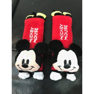 MICKEY  MOUSE ปลอกหุ้มเบลท์ หุ้มเบลท์ หุ้มสายเป้ หุ้มมือจับตู้เย็น (1 pack ได้ 2 ชิ้น) ผ้าขนนุ่มมือ งานสวย  by MANOPNEST